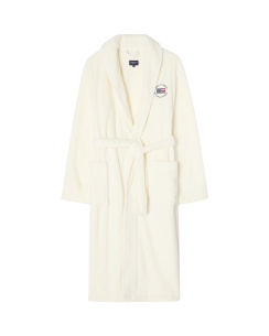Lexington Fleece Morgonrock Unisex White