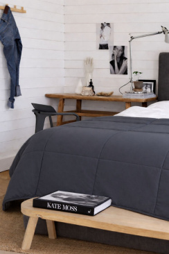 Beach House Överkast Jersey Smoke