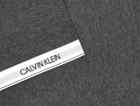 Calvin Klein Classic Logo Påslakan Heathered Charcoal