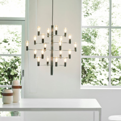 Herstal Manola 20 LED Taklampa Krom