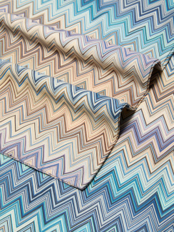 MISSONI Örngott John Re-edition Turquoise multicolor 170 50x60 cm