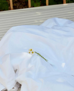 Dear April Påslakanset Simply White 70x100 cm