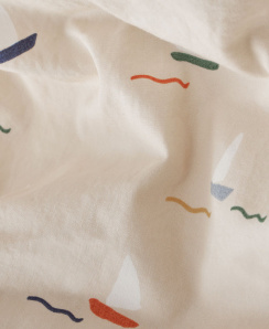 Dear April Påslakanset Pond Boats 70x100 cm