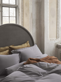 Mille Notti Satina Pussilakana Harmaa