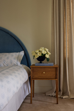 Mille Notti Serena Påslakan Vit/Blå