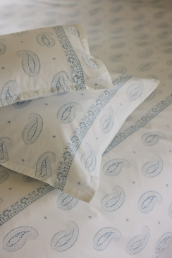 Mille Notti Serena Örngott Vit/Blå