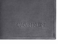 Calvin Klein Home Michael Fleece Throw Charcoal