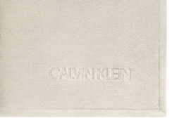 Calvin Klein Home Michael Fleece Throw Oatmeal