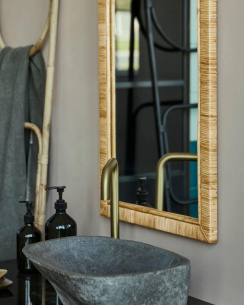 House Doctor Miro Sovrumsspegel Nature 50x130 cm