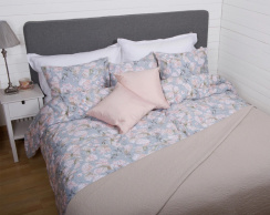 Värnamo of Sweden Lomma Påslakanset Aqua 150x210 cm