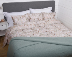 Värnamo of Sweden Lomma Påslakanset Beige 150x210 cm