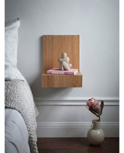 Maze L-Shelf Sängbord Ek