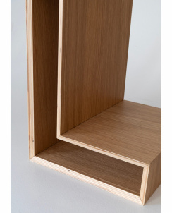Maze L-Shelf Sängbord Ek