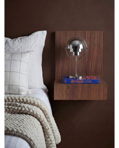 Maze L-Shelf Sängbord Valnöt