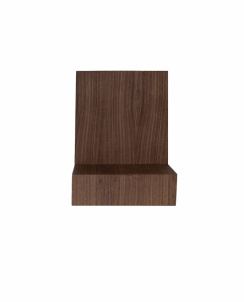 Maze L-Shelf Sängbord Valnöt