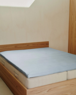 Ogland Kuvertsytt Underlakan Shade Ice Blue