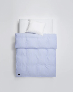 Magniberg Wall Street Oxford Påslakan Stripe Light Blue