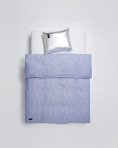 Magniberg Wall Street Oxford Påslakan Stripe Dark Blue