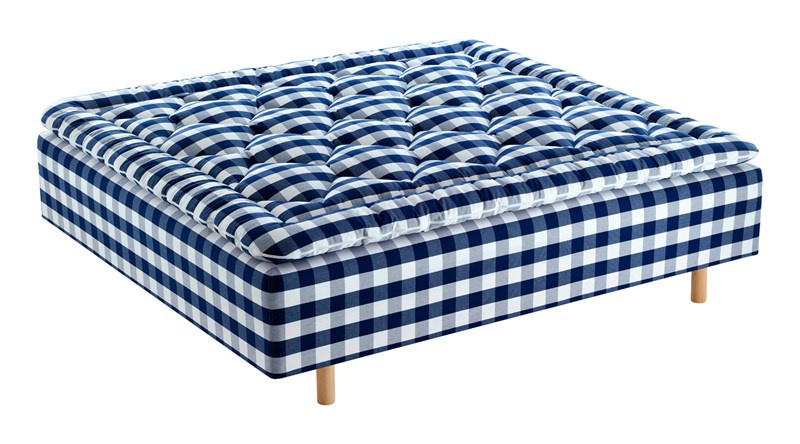 Hästens Ramsäng Superia Solid Grey Check