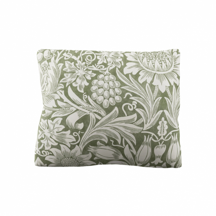 William Morris Pudebetræk Sunflower Olive 50x60 cm i gruppen Sengetøj / Pudebetræk / Størrelse / Pudebetræk 50x60 cm hos Sängvaruhuset Elgen (5021253291989)