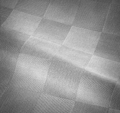 Hästens 2000T Kontinentalsäng Solid Grey Check 210x200 cm