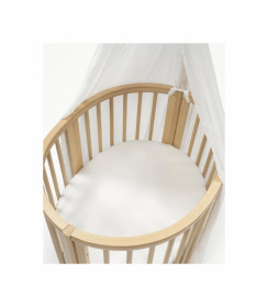 Stokke Sleepi Mini Muotoonommeltu Lakana White