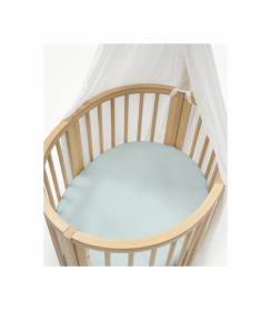 Stokke Sleepi Mini Muotoonommeltu Lakana Dots Sage