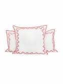 Mille Notti Kuddfodral Cecina Offwhite/Rosa