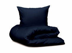 Hästens Satin Pure Navy Pudebetræk