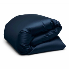 Hästens Satin Pure dynebetræk Navy