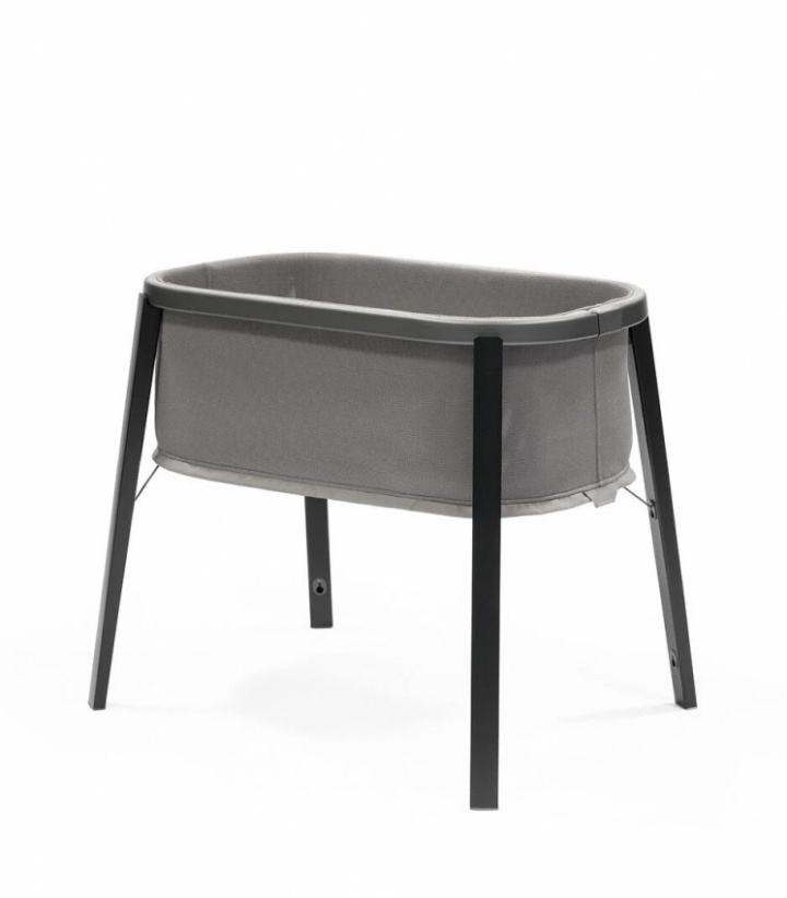 Stokke Snoozi Babyseng Graphite Grey i gruppen Senge / Køjesenge & børnesenge / Børnesenge hos Sängvaruhuset Elgen (62960201)