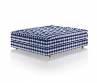Hästens Eala Kontinentalsäng Solid Grey Check 160x200 cm Hästens Eala Kontinentalsäng Solid Grey Check 160x200 cm