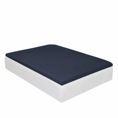 Arkipelag Kuvertsytt Lakan Plain Navy