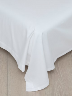 Hoie lagen i bomuld, hvid