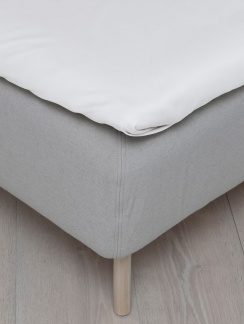 Hoie lagen i bomuld, hvid