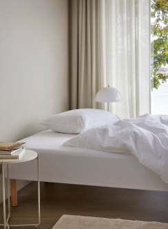 Hoie hvidt jersey faconlagen