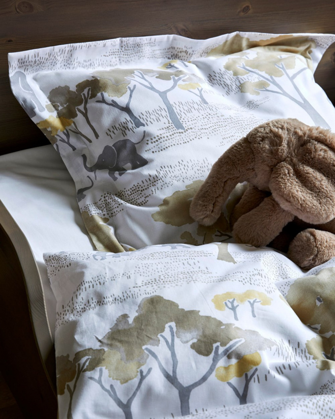 Hoie Dynebetræk Sæt Til børn Sattao Brun