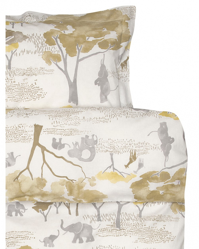 Hoie Dynebetræk Sæt Til børn Sattao Brun