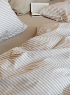 Hoie Dynebetræk Sæt Tor Beige 150x210 cm