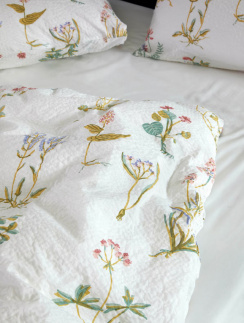 Høie pussilakanasetti Fiona vaaleanpunainen 150x210 cm