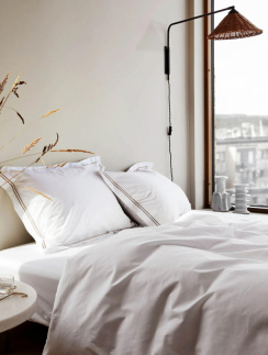 Høie Pussilakanasetti Paris Valkoinen