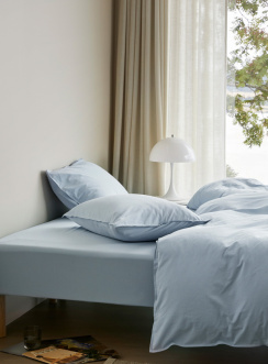 Hoie Dynebetræk Sæt Fröja Dämpad Blå 150x210 cm