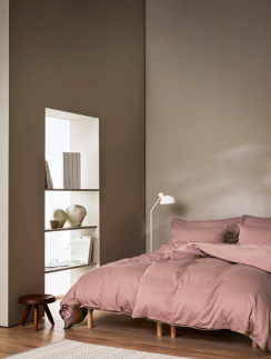 Hoie Påslakanset Harmoni Varm Rosa 150x210 cm