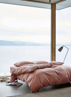 Hoie Påslakanset Harmoni Varm Rosa 150x210 cm