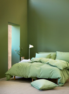 Hoie Dynebetræk Sæt Fröja Forårsgrøn 150x210 cm