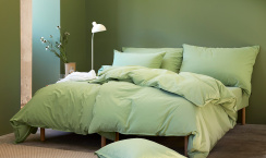 Hoie Dynebetræk Sæt Fröja Forårsgrøn 150x210 cm