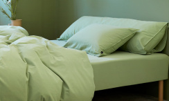 Hoie Dynebetræk Sæt Fröja Forårsgrøn 150x210 cm