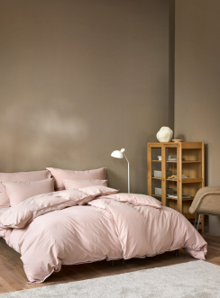 Hoie Dynebetræk Sæt Fröja Dusch Rosa 150x210 cm