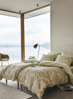 Hoie Sengetøjssæt Karette Ljusgrön 150x210 cm