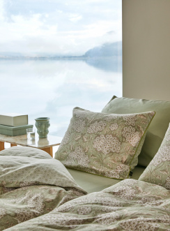 Hoie Sengetøjssæt Karette Ljusgrön 150x210 cm